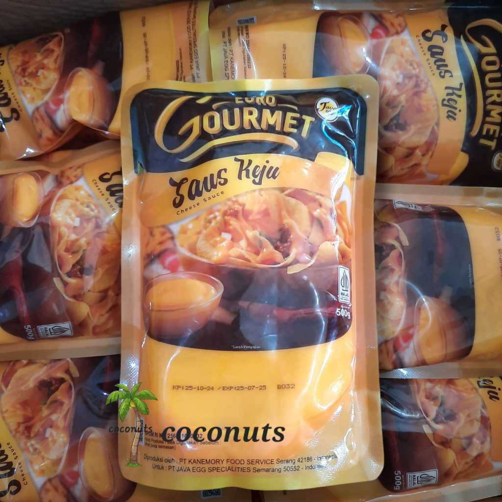

Saus Keju Cheese Sauce Euro Gourmet 500gr
