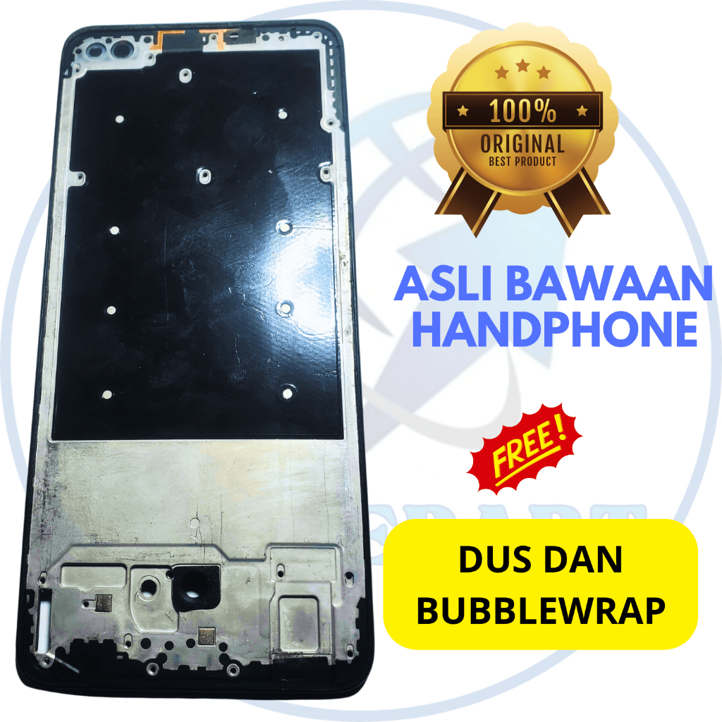 frame lcd oppo reno 4f original copotan - a93 4g - f17 pro - tatakan lcd - dudukan - asli cabutan