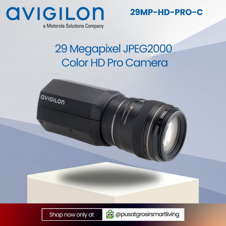 Avigilon 29MP-HD-PRO-C - 29 Megapixel JPEG2000 Color HD Pro Camera CCTV Jarak Jauh