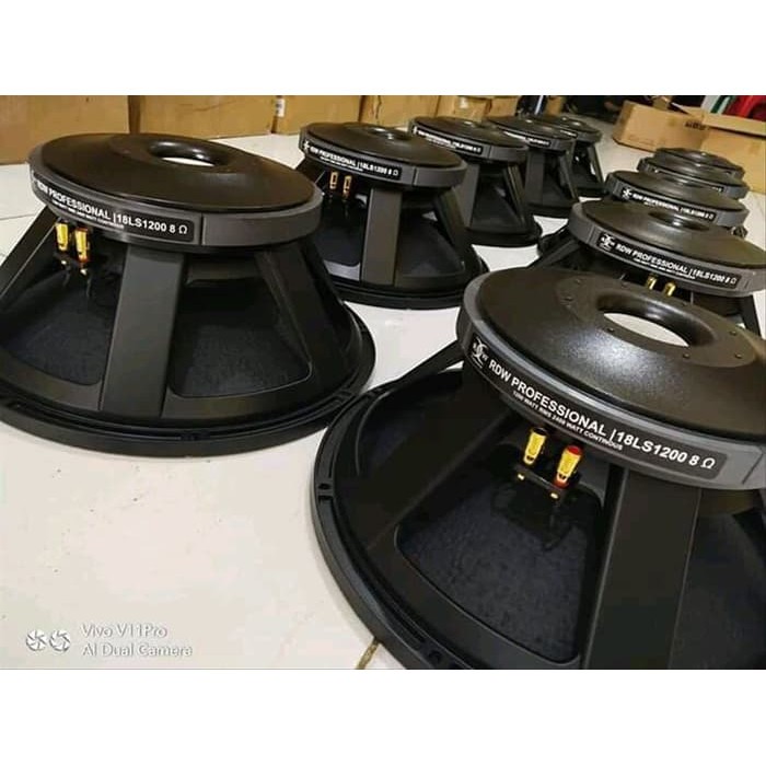 RDW 18LS1200 Speaker Komponen 18 Inch 18 LS 1200 18LS 1200S