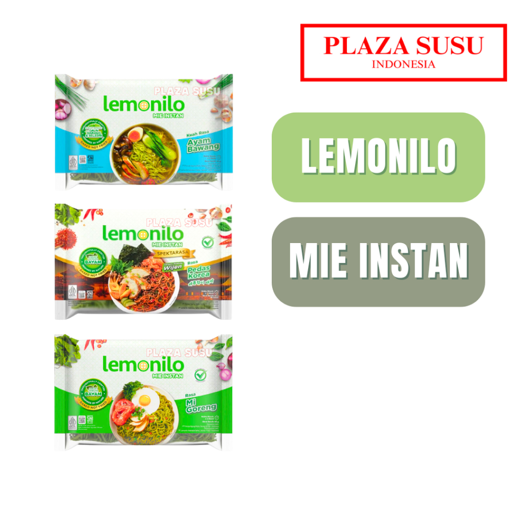 

4 PCS - INSTAN NOODLES LEMONILO MI GORENG/KOREA PEDAS/AYAM BAWANG
