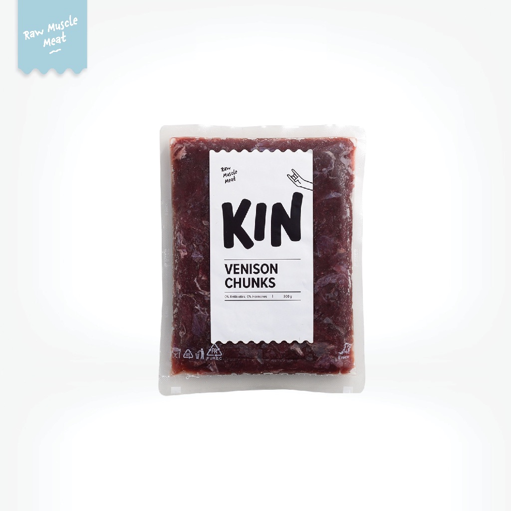 KIN DOG FOOD Venison Chunks 300g