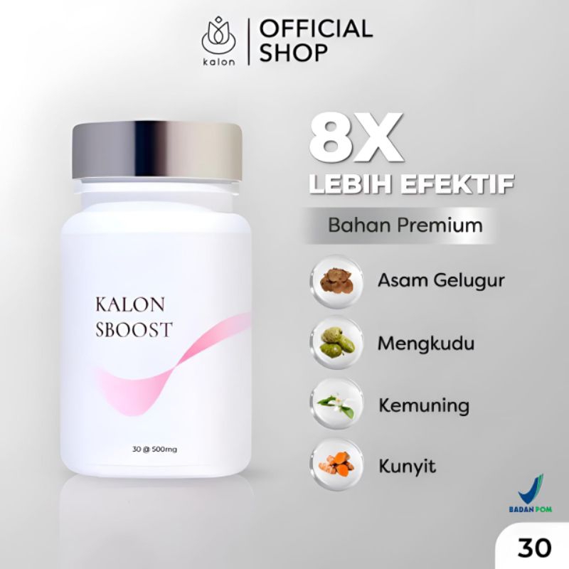 

Kalon Sboost Original Premium - Penurun berat badan dan pembakar lemak terutama di paha dan lengan - Original - BPOM