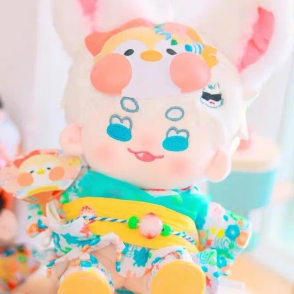 [READY STOCK] doll gojo jujutsu kaisen boneka gojo satoru cotton doll jjk 20cm gojo - wululu