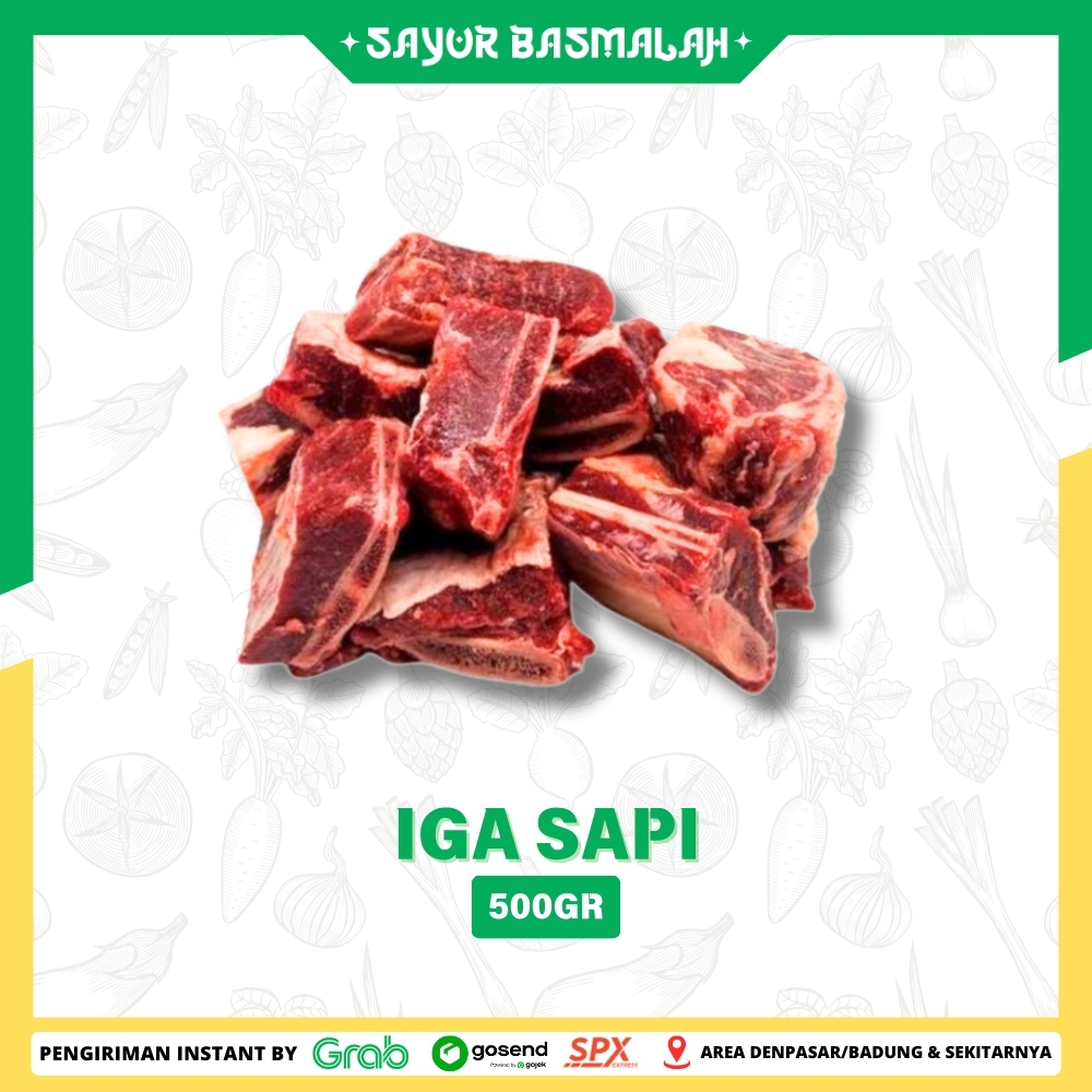 

Iga Sapi 500gr - Sayur Basmalah