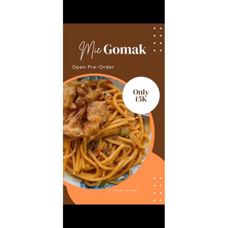 

Mie Gomak kuah