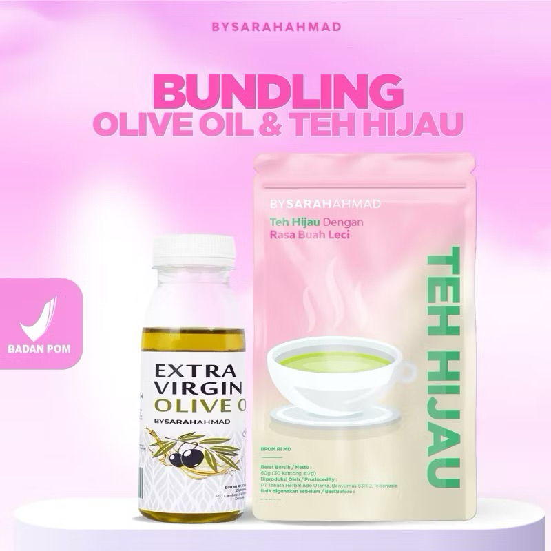

OLIVE OIL & TEH HIJAU diet by sarah ahmad