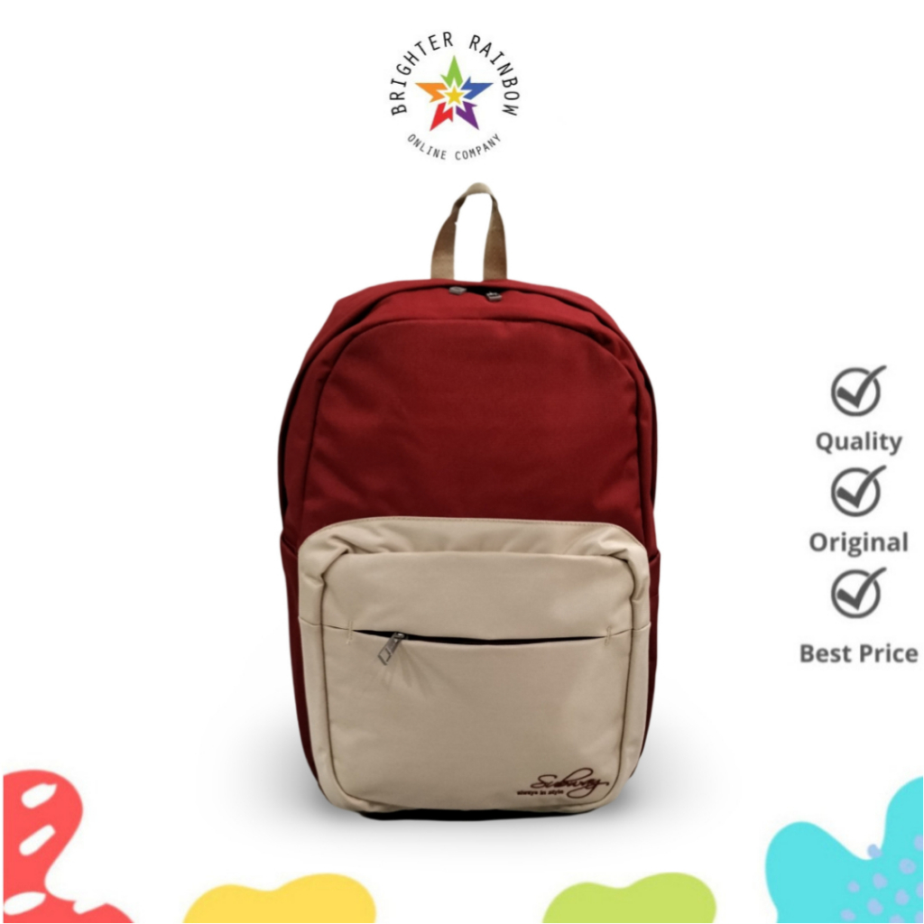 TAS SUBWAY - 22550 RANSEL ANAK SEKOLAH DENGAN TEMPAT LAPTOP DAN RAINCOVER