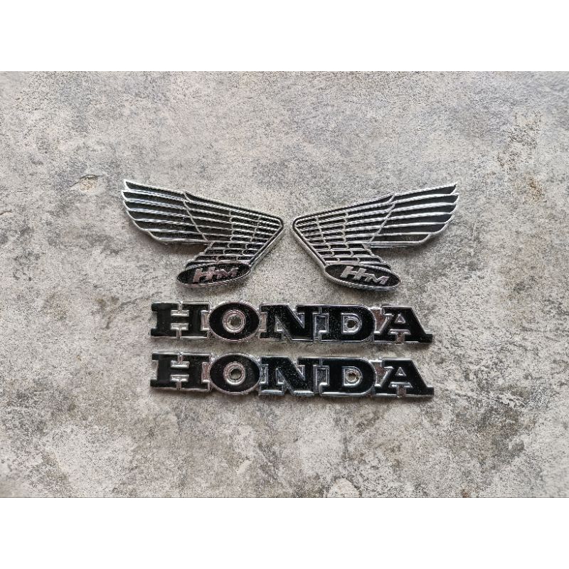 EMBLEM TANGKI CB GLATIK CB100 TANGKI CB DORAEMON IMPORT DETAIL ORI