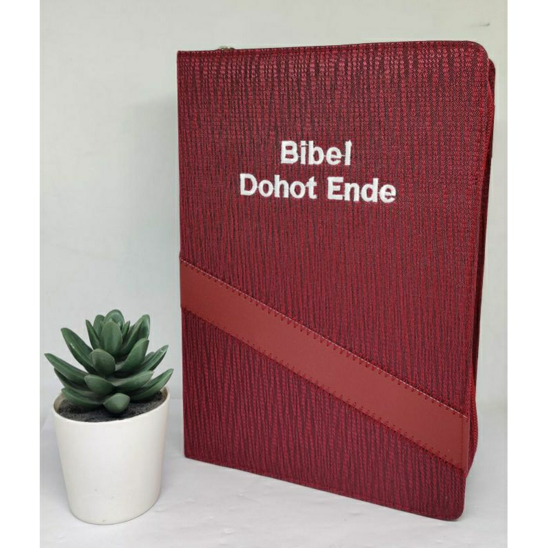 

sampul bibel dohot ende HKBP bordir warna merah