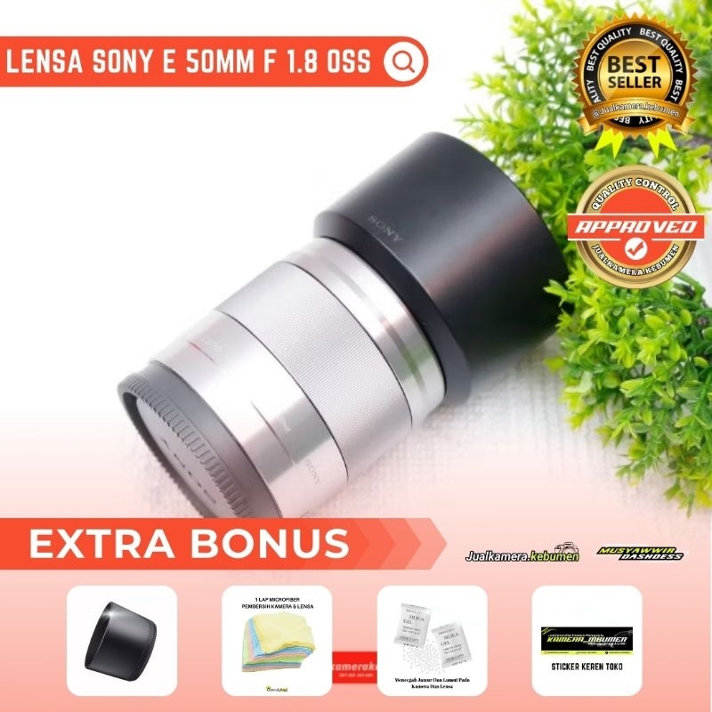 LENSA SONY 50MM F 1.8 - LENSA FIX SONY 50MM OSS MURAH SIAP PAKAI - LENSA SONY E 50MM 1.8 BUKAN LENSA
