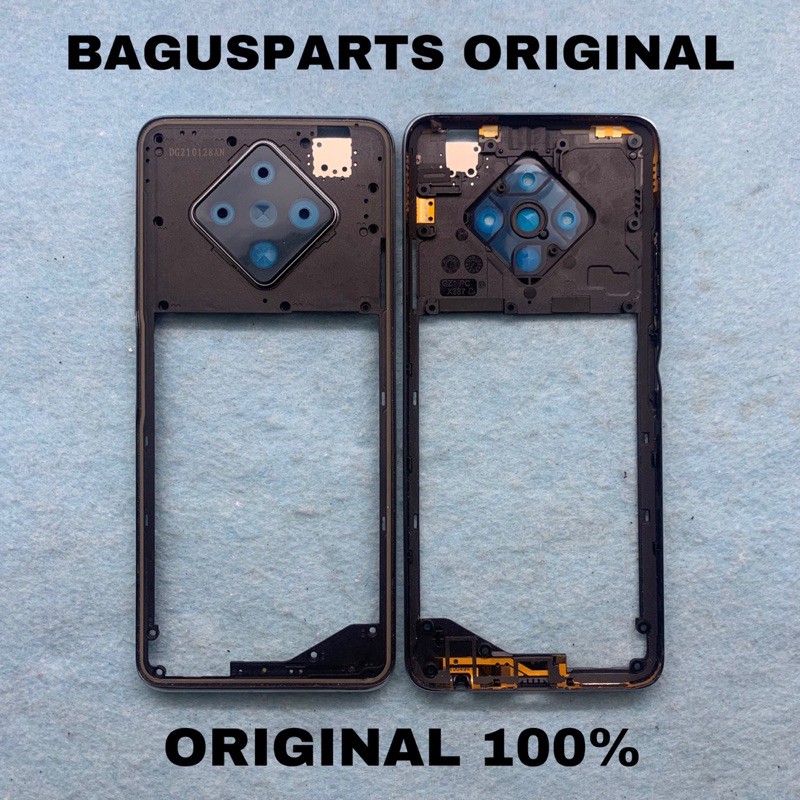 FRAME MIDDLE BAZZEL BAZEL TULANG RANGKA TENGAH INFINIX ZERO 8 X687 ORIGINAL COPOTAN