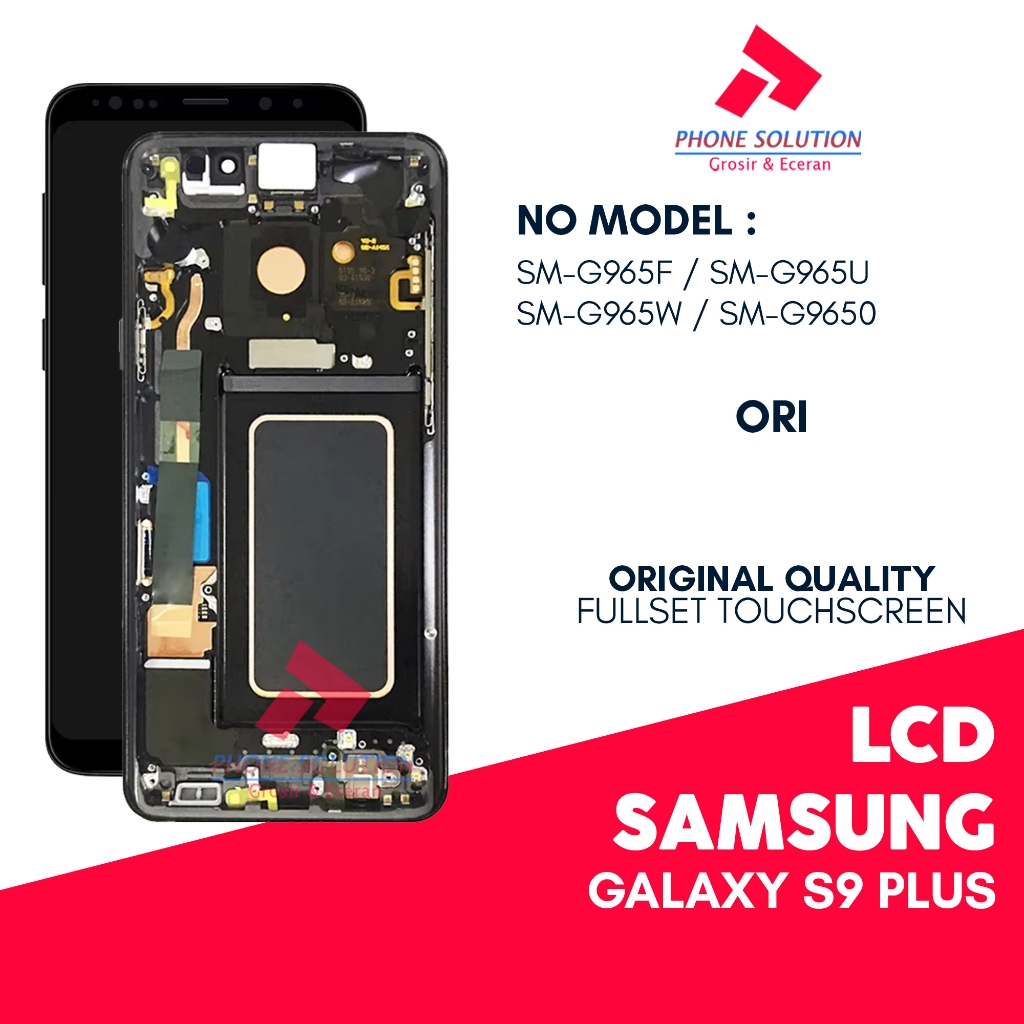 LCD Samsung S9+ / LCD Samsung S9 Plus Include Frame Original Fullset Touchscreen - Garansi 1 Bulan