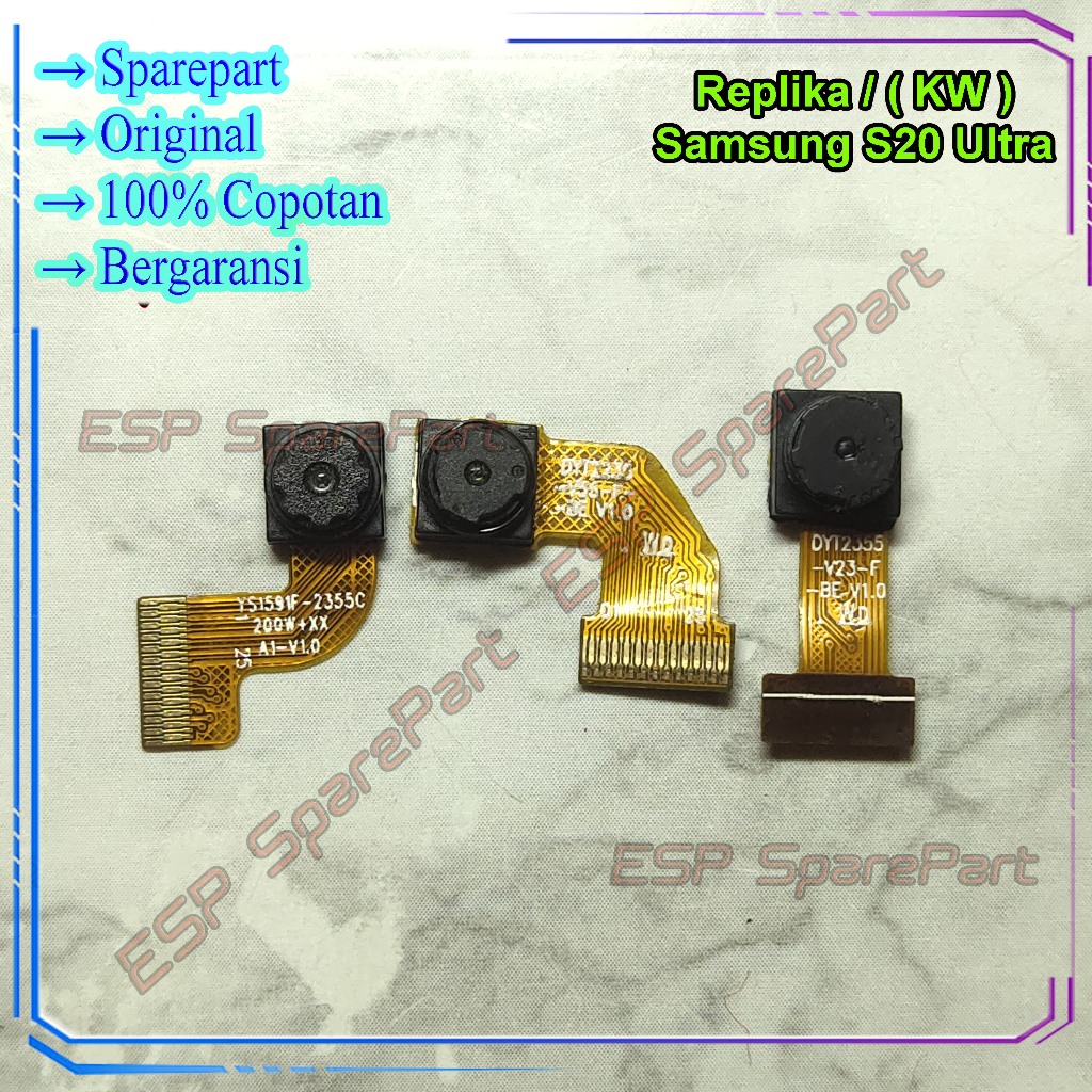Kamera Replika Samsung S20 Ultra Depan / Camera Small Copotan