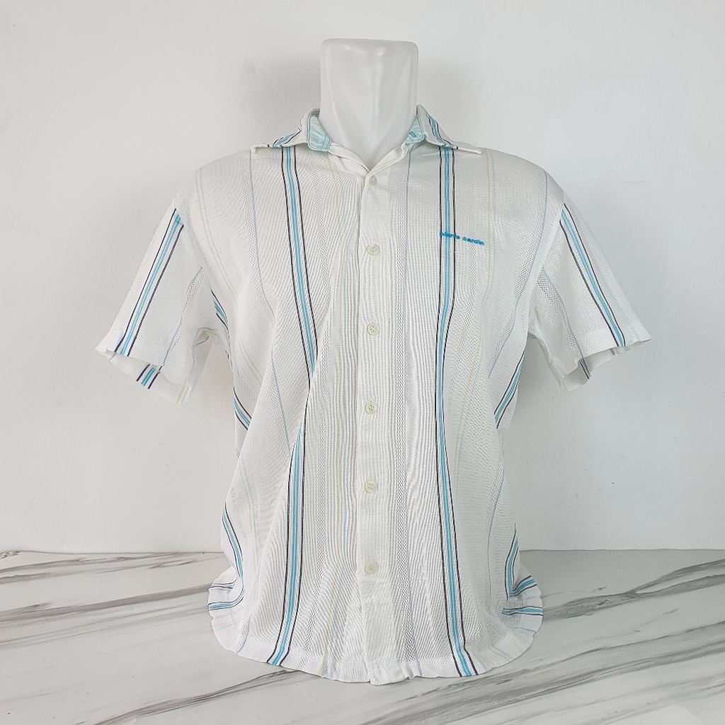 Baju Kemeja PI3RR3 C4R DIN - Size M - Lebar Dada 52 cm - Original 100%