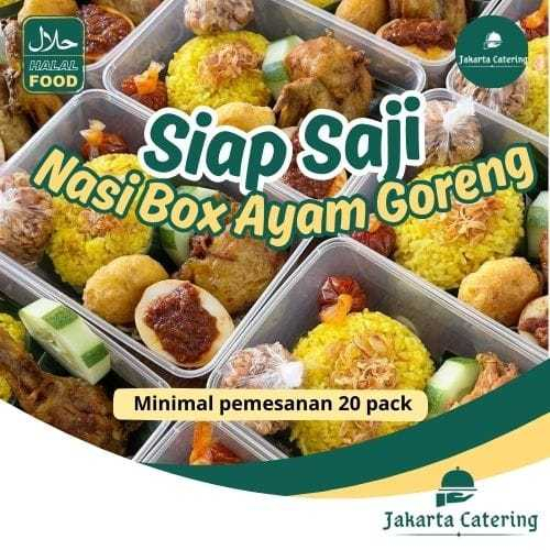 

Paket Nasi Box Paling Murah Enak/Lezat/Halal/Makanan Siap Saji Favorit Acara
