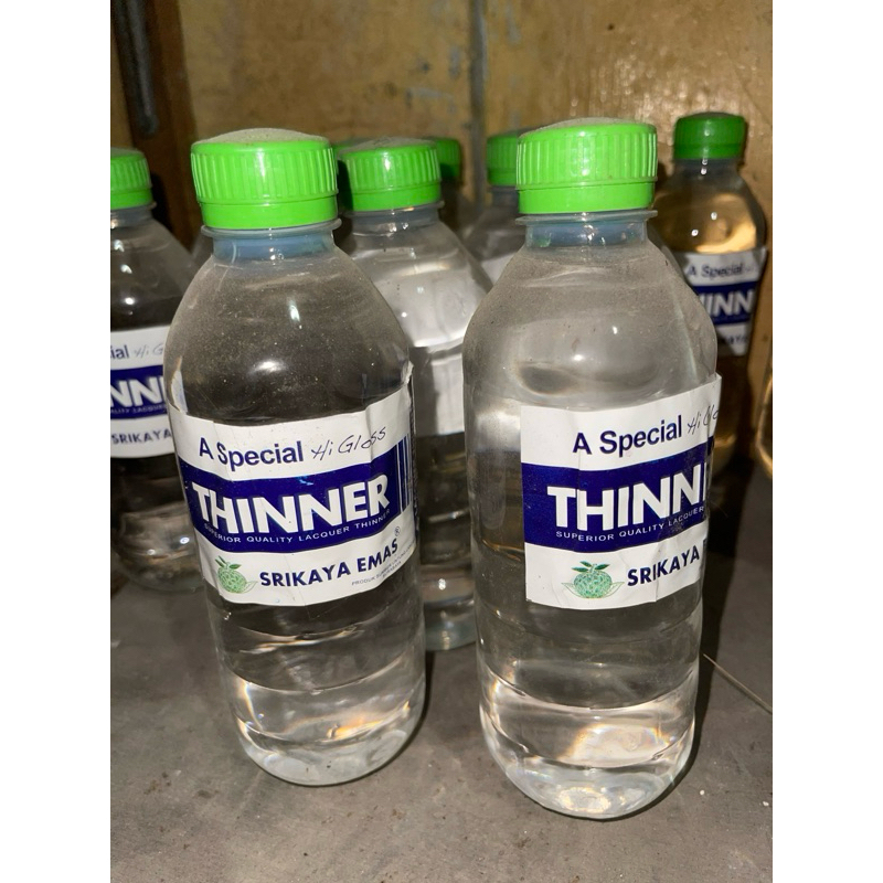

Thinner A SPESIAL Srikaya Emas Botol 0.5ltr / Pengencer Cat Minyak