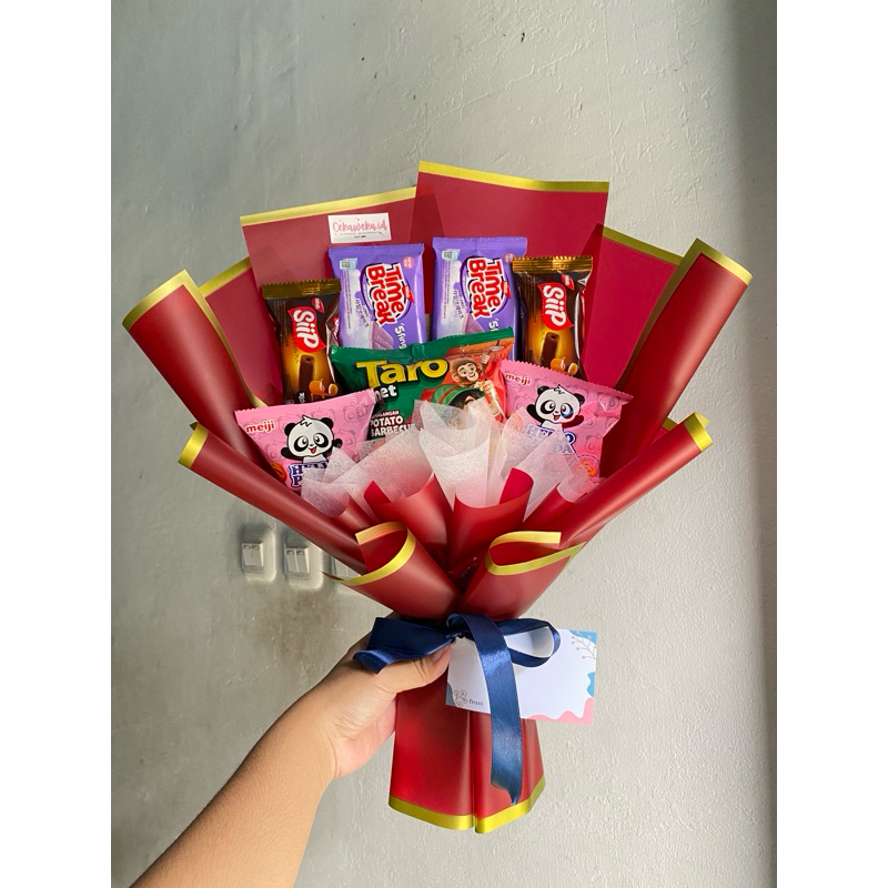 

Bucket Snack / Bouquet Ciki / Buket Jajanan Termurah