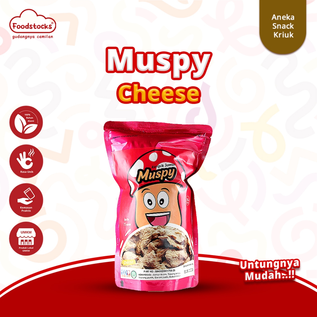 

Keripik Jamur Muspy Cheese