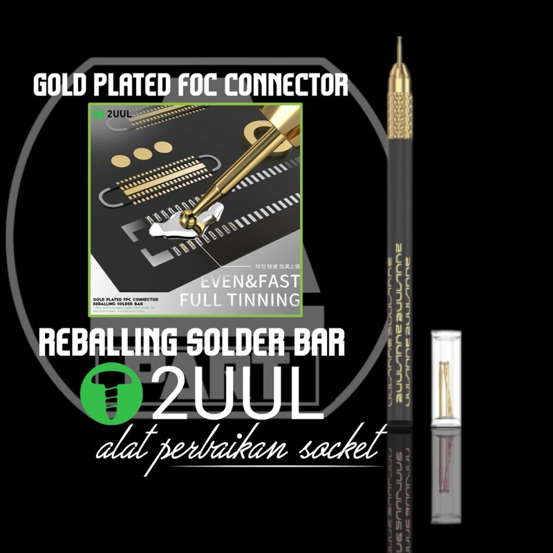 GOLD PLATED ALAT PERBAIKAN SOCKET KONEKTOR 2UUL SC 98 ORIGINAL