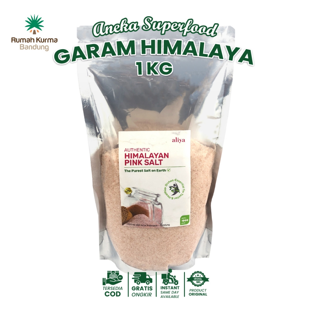 

Garam Himalaya 1 KG Premium Organik Sehat Himsalt 100% Asli