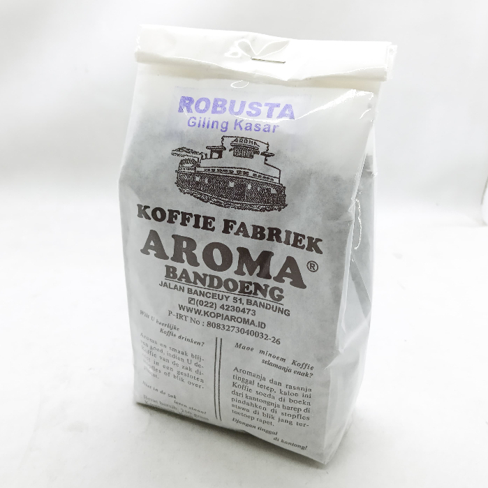 

Kopi Aroma ROBUSTA 250g - Koffie Fabriek Bandoeng