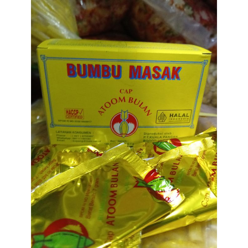 

Atom bulan 1 dus isi 20 pcs