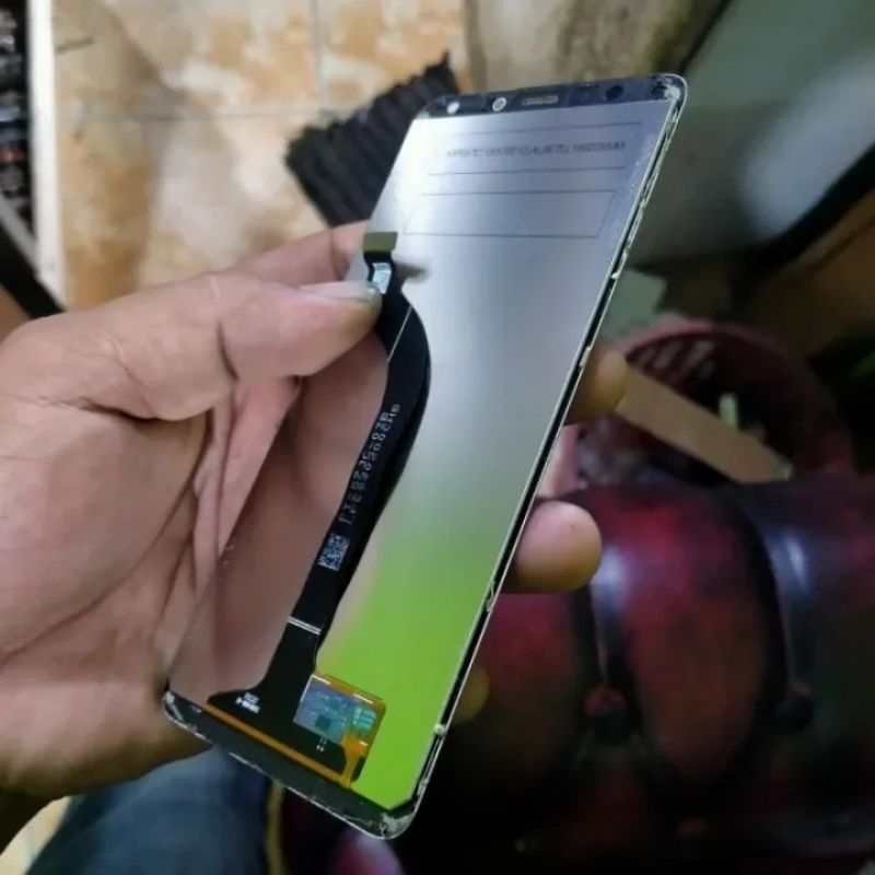 lcd tc hp Redmi 5 minus Tc retak retak dikit sentuh normal bonus casing