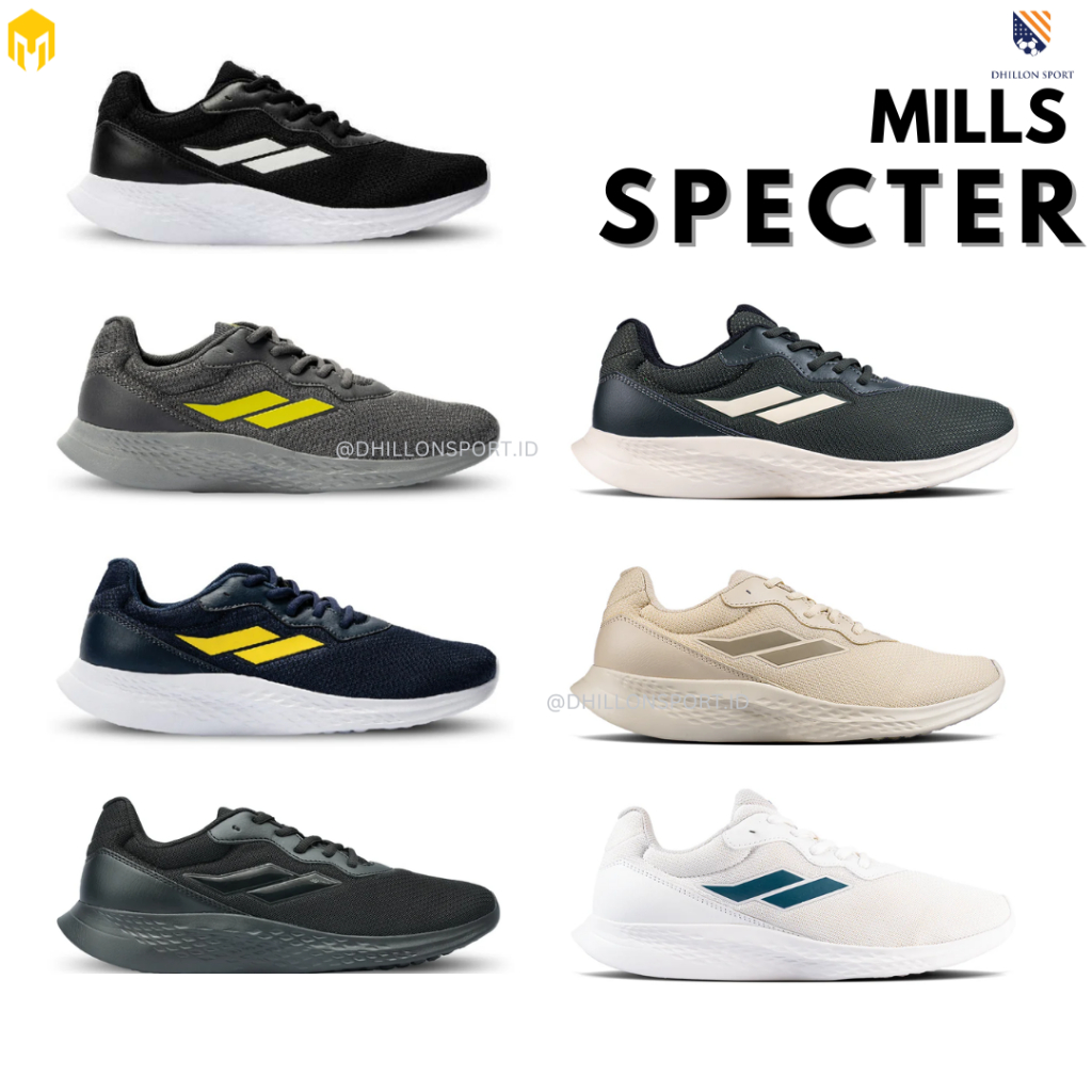 Sepatu Running MILLS SPECTER Original / Sepatu Lari / Running Shoes