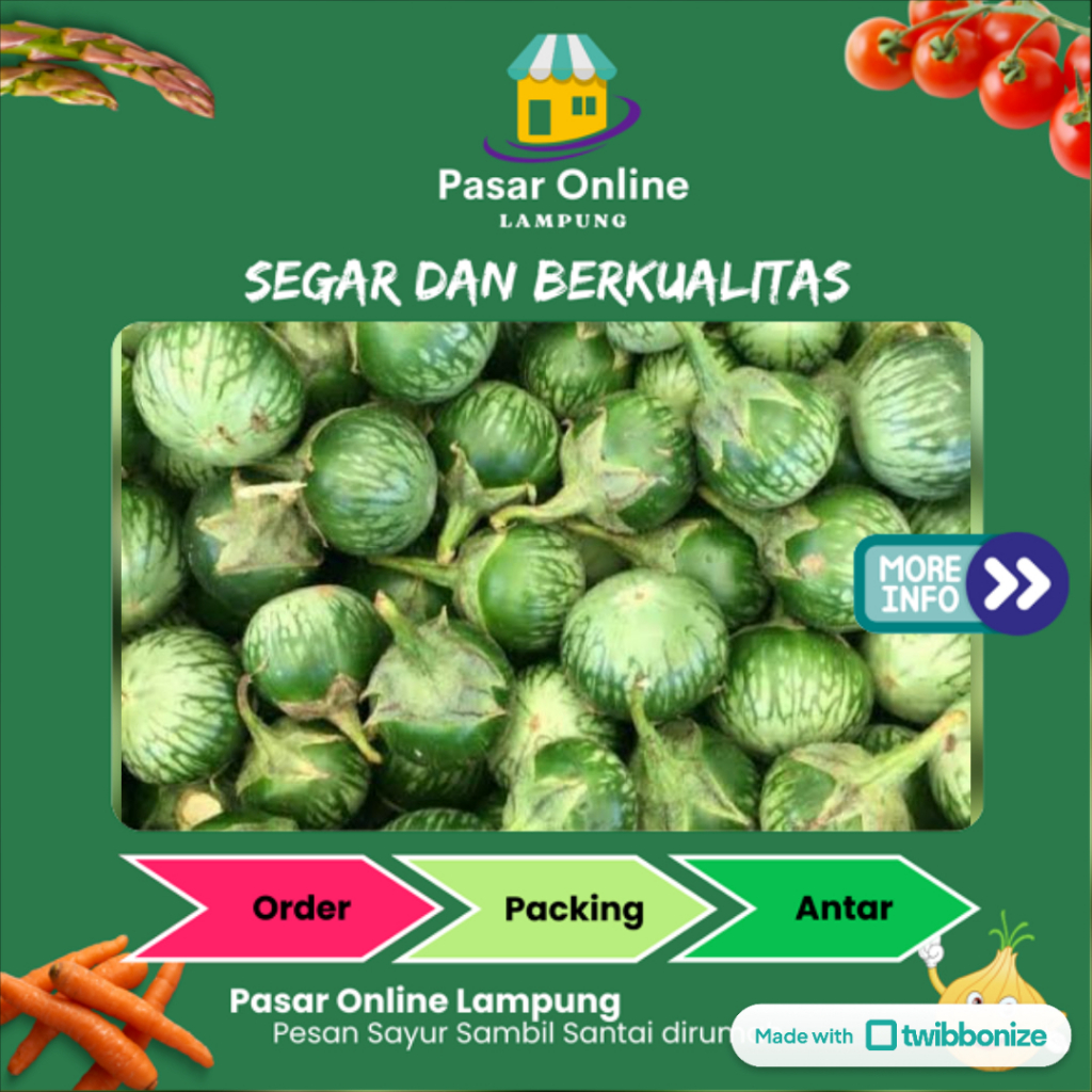 

Terong Lalapan - Pasar Online Lampung