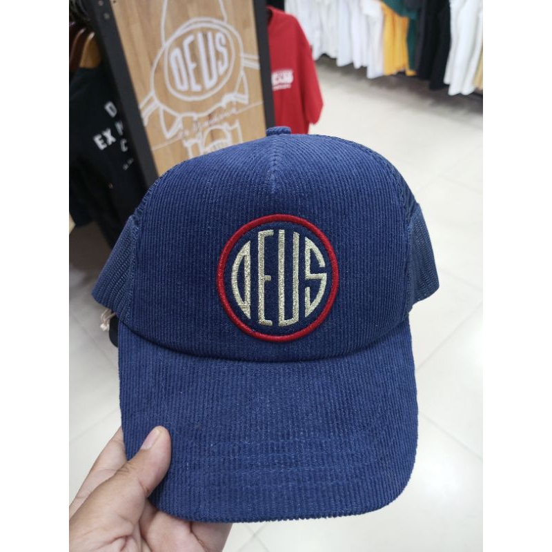 DEUS TOPI PILL CORD TRUCKER ORIGINAL NAVY