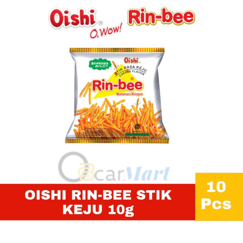 

OISHI RINBEE Stik Keju Renceng isi 10 Orins