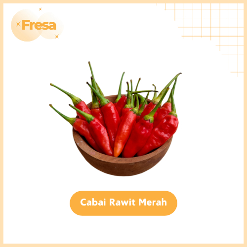 

Cabai Rawit Merah Super 100gr Fresh & Sehat | Fresa Mart