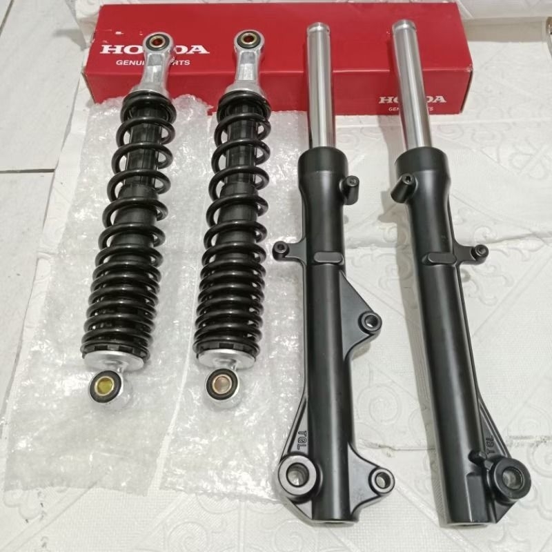 As shock ( Depan + Belakang ) Honda blade lama blade lama