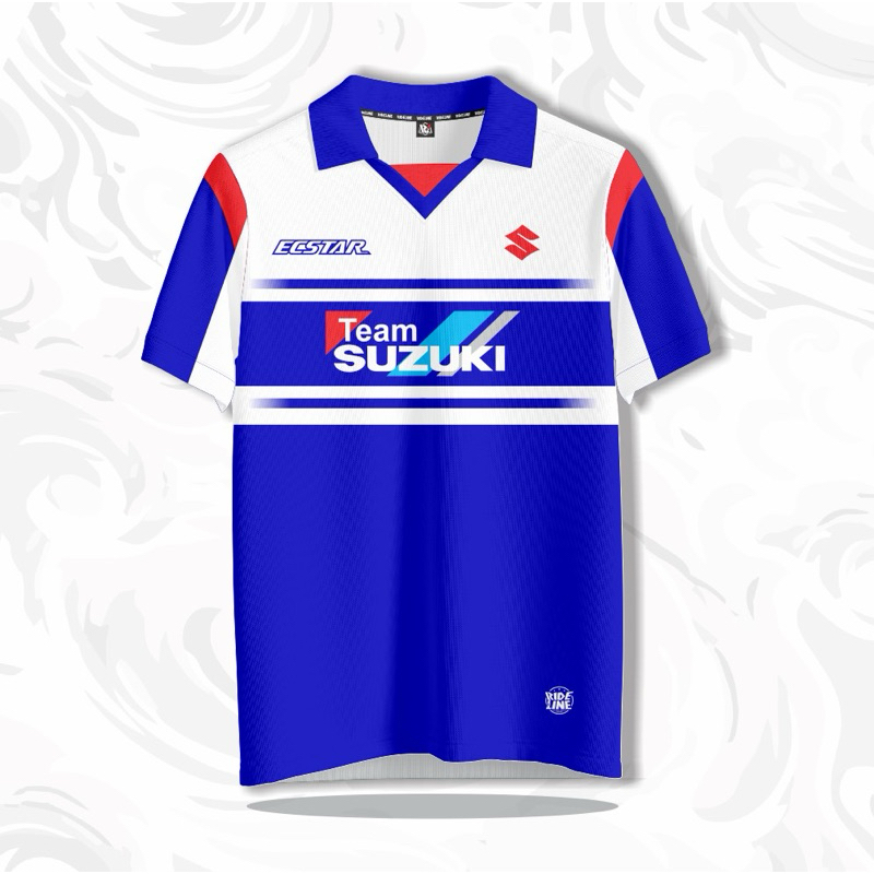 RIDELINE - JERSEY/KAOS/VINTAGE/RETRO/ TEAM SUZUKI MOTOGP V2