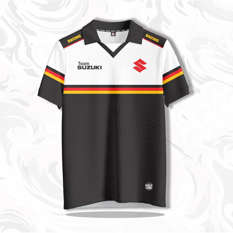 RIDELINE - JERSEY/KAOS/VINTAGE/RETRO/ TEAM SUZUKI RACING MOTOGP