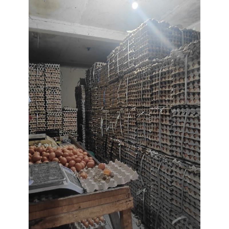 

telur ayam pres per rak berat bersih 1.5kg