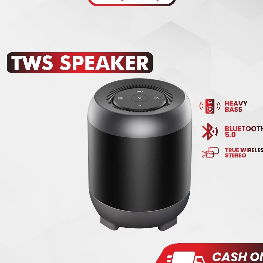 HJ6 JOYSEUS Speaker Stereo Bluetooth Speaker 5 Poble Ultra Bass TWS Speaker