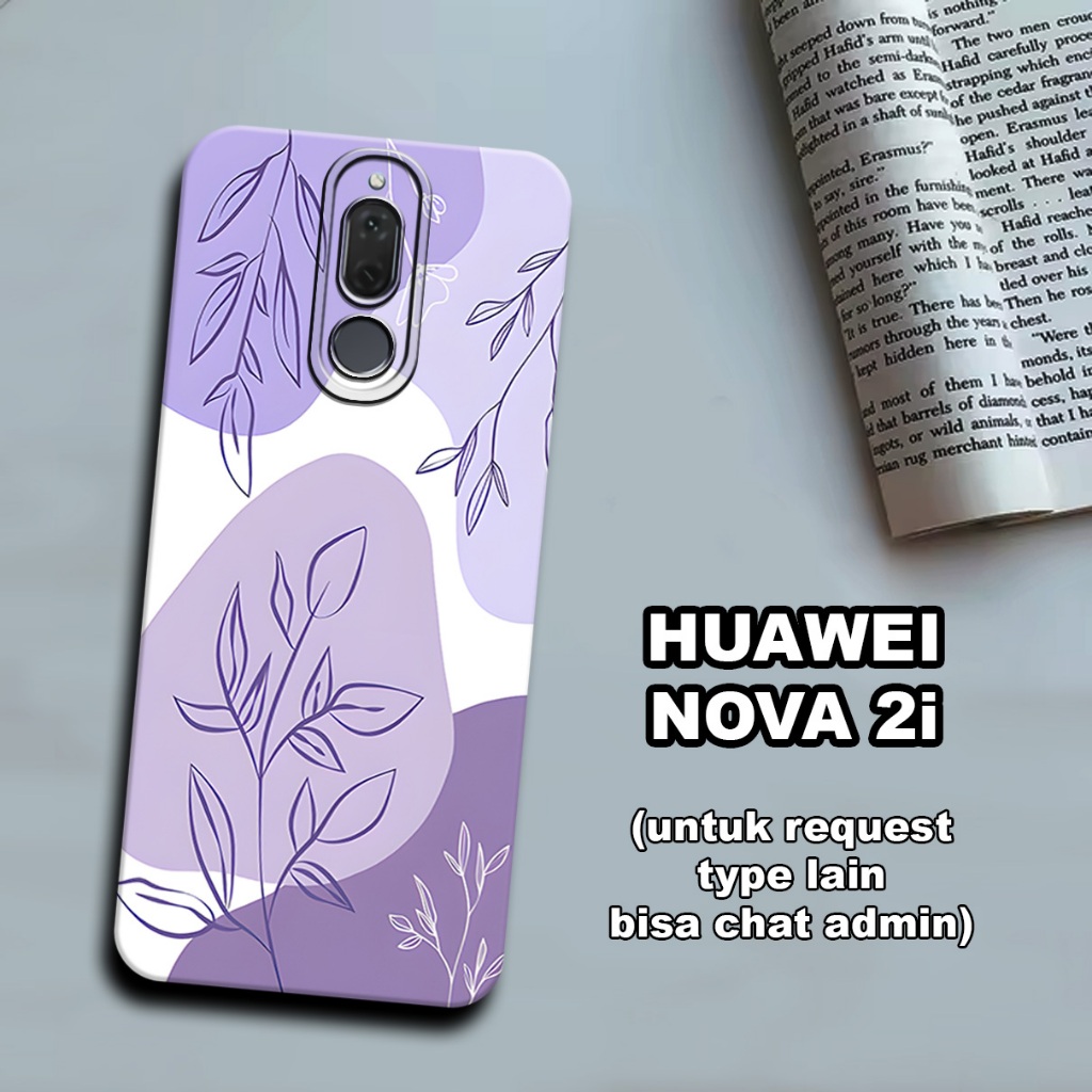 CC34/ Softcase karet lentur untuk huawei nova 2i/Motif bunga/case huawei nova 2i/kesing huawei nova 