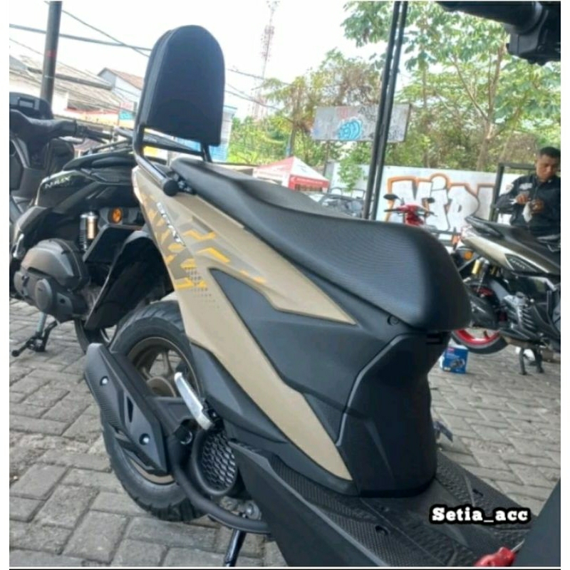 jok sandaran belakang motor beat deluk street terbaru 2024 sandaran belakang beat deluk street 2024