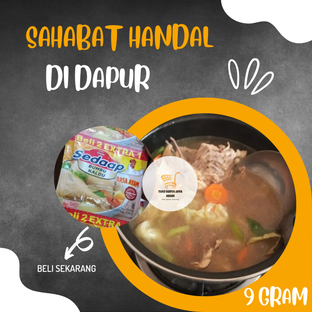 

Promo Bumbu Kaldu Sedaap Rasa Ayam Penyedap Masak Memasak Masakan Sedap Halal Termurah