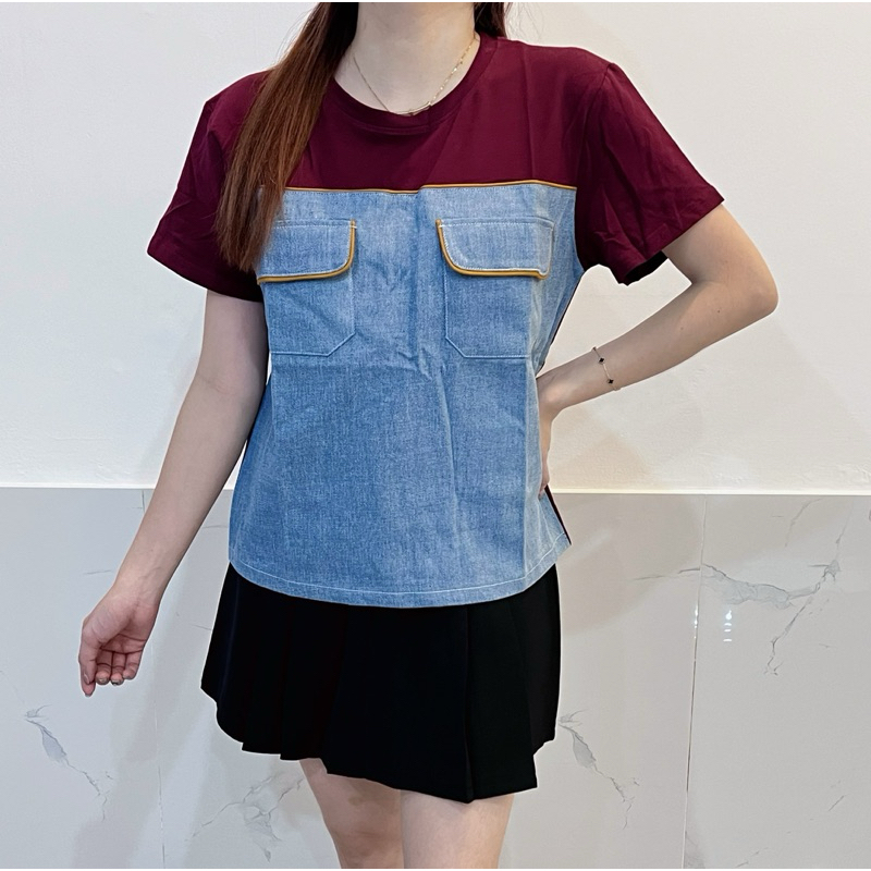 [H&J BKK] Top HJ H&J BKK Blouse pockey