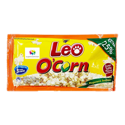 

Leo O'Corn Popcorn Kettel Manis Popc Corn Instan 64g