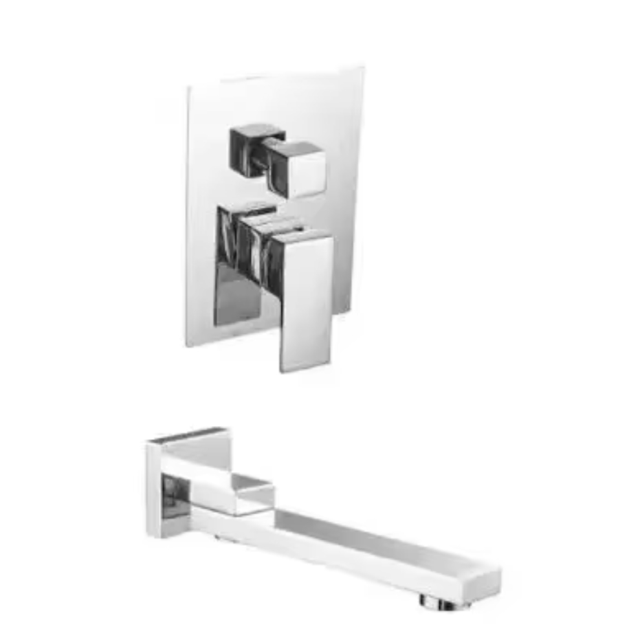 KRAN TANAM SHOWER SET (PANAS + DINGIN) Stop kran MIXER + SPOUT ELITE ES-12027