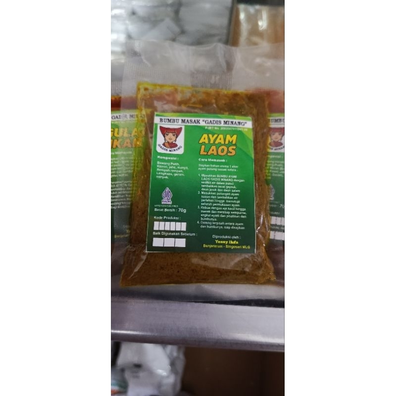 

Bumbu Masak Gadis Minang AYAM LAOS