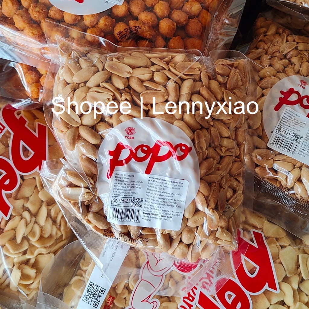 

Cemilan Kacang Shandong Original Gurih Kacang Tanah Popo Thien Cheong Snack Malaysia Halal