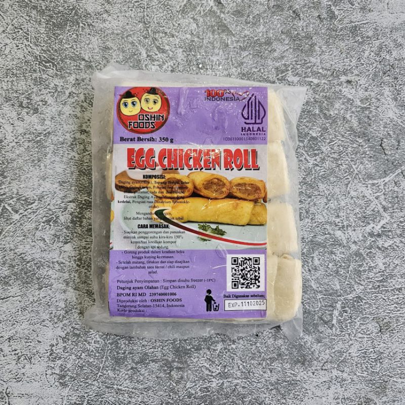 

OshinFoods Egg Chicken Roll 350gr