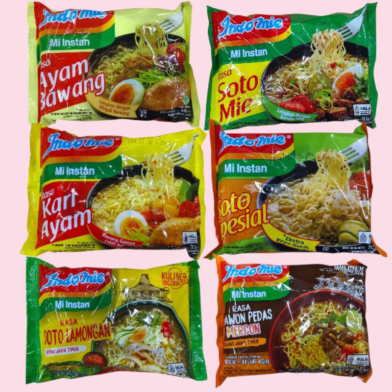 

Indomie kuah 1 dus isi 40 boleh campur