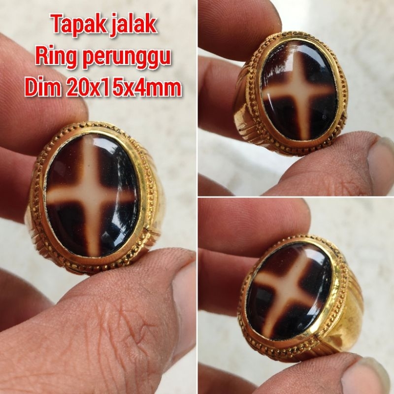 CINCIN PRIA BATU TAPAK JALAK RING PERUNGGU SUPER