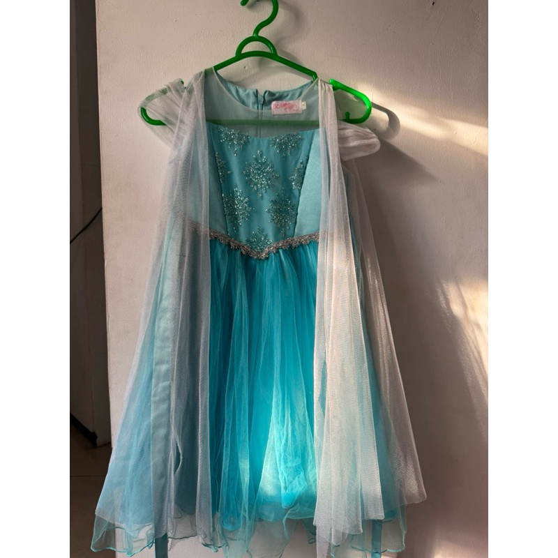 Dress Anak Elsa Frozen Merk Baloon (Preloved)